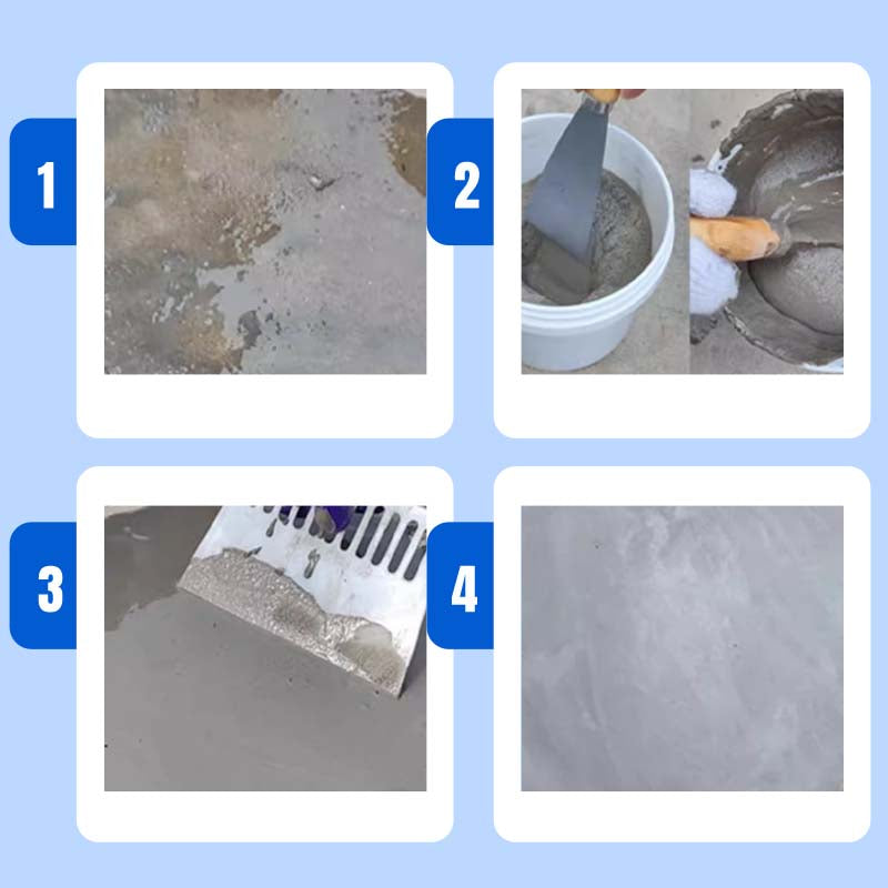 Quick-Dry Cement for Gap Filling and Leak Sealing