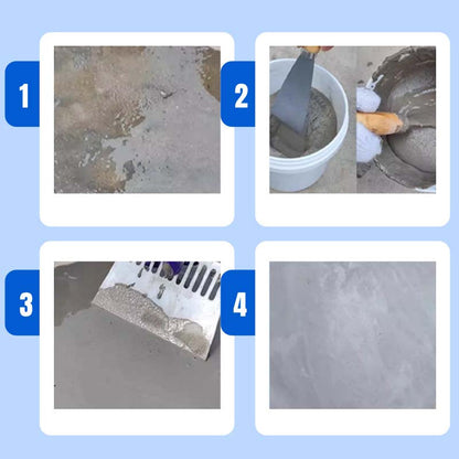 Quick-Dry Cement for Gap Filling and Leak Sealing