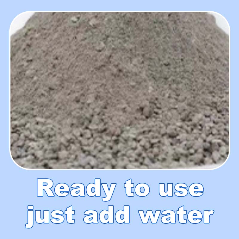 Quick-Dry Cement for Gap Filling and Leak Sealing