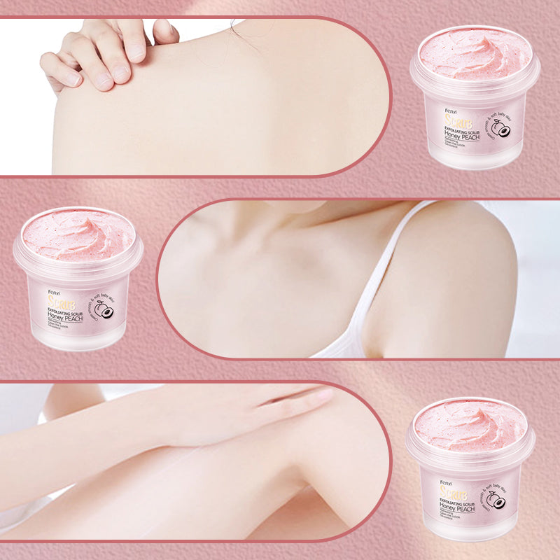 Peach Brightening Exfoliating Body Scrub