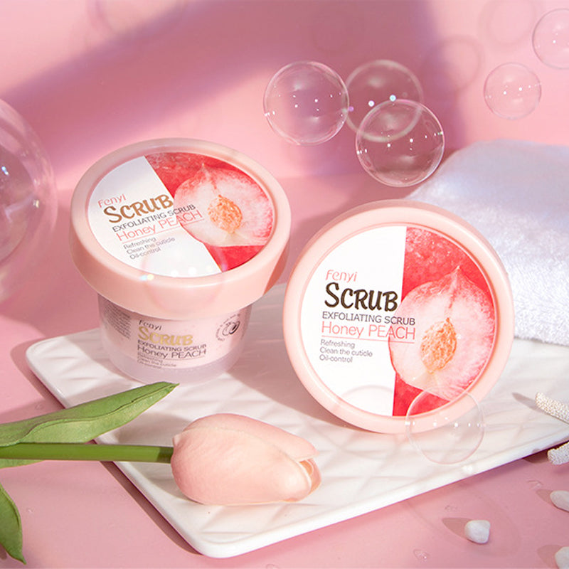 Peach Brightening Exfoliating Body Scrub