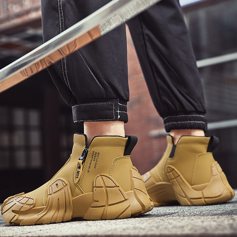 Men's High-Top Slip Resistant Practical Fashion Shoes