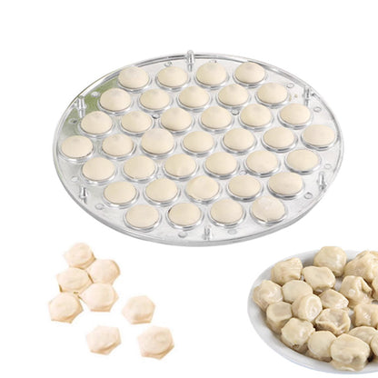 Durable 37-Hole Aluminum Dumpling Mold