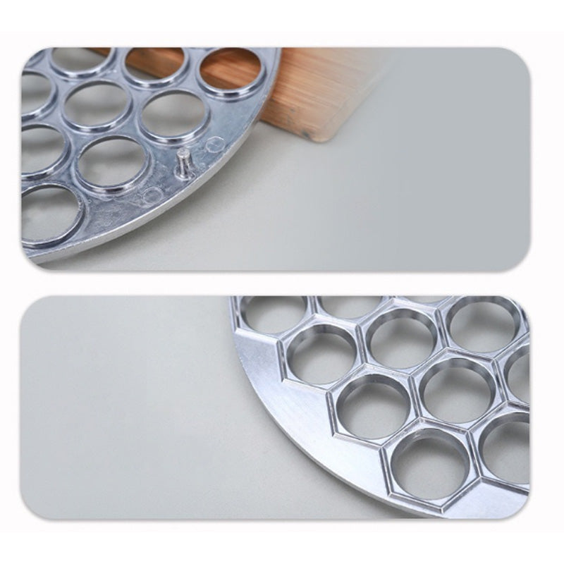 Durable 37-Hole Aluminum Dumpling Mold