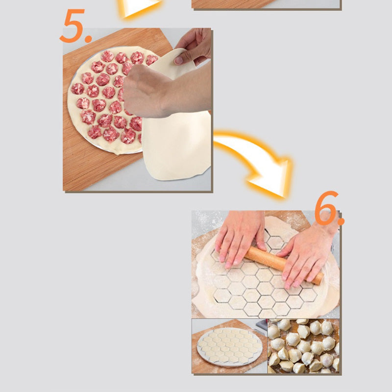 Durable 37-Hole Aluminum Dumpling Mold