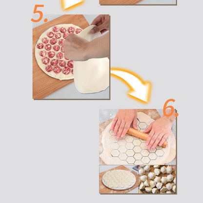 Durable 37-Hole Aluminum Dumpling Mold