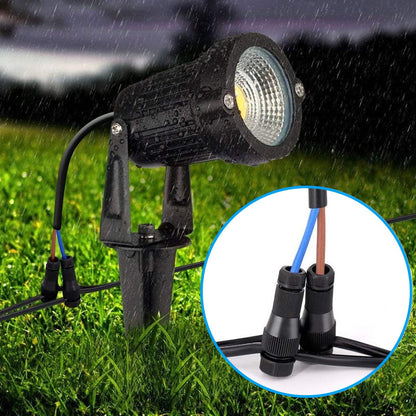 Twisted Low Voltage Wire Connector for Landscape Lights