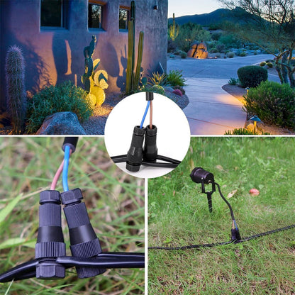 Twisted Low Voltage Wire Connector for Landscape Lights