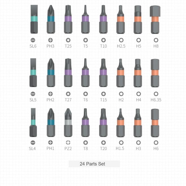 💥Hot Sale 50% Off⏳24-in-1 Multi-Purpose Ratchet Screwdriver Set