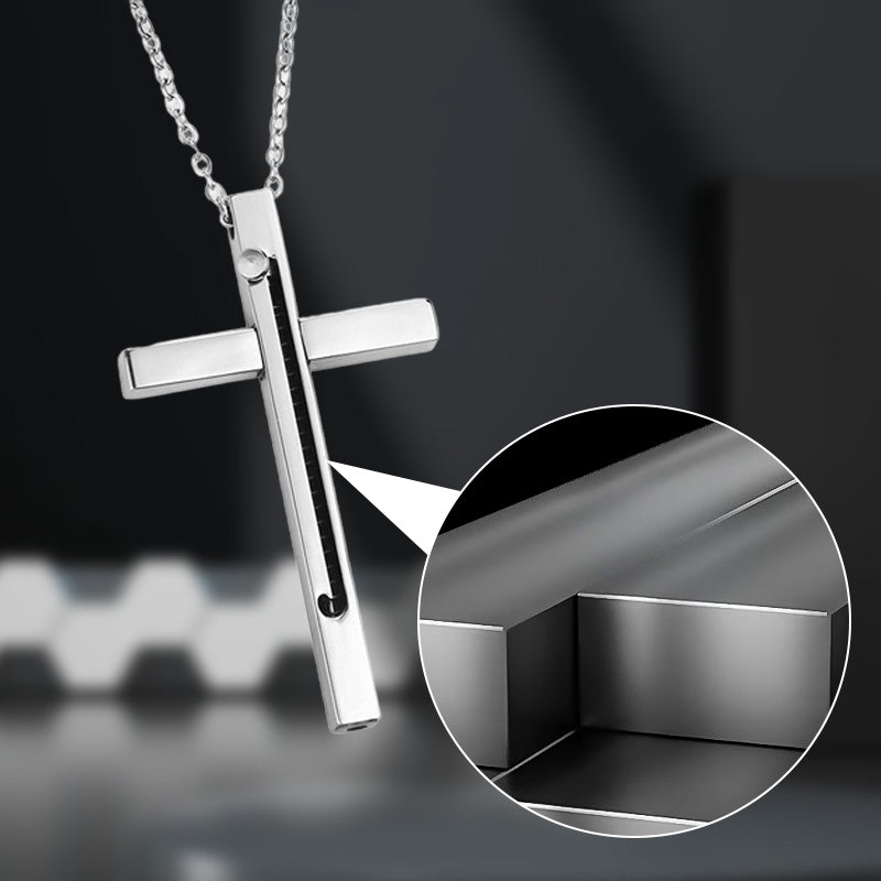 Self-Defense Cross Necklace for Women & Men