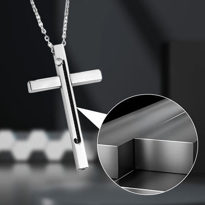 Self-Defense Cross Necklace for Women & Men