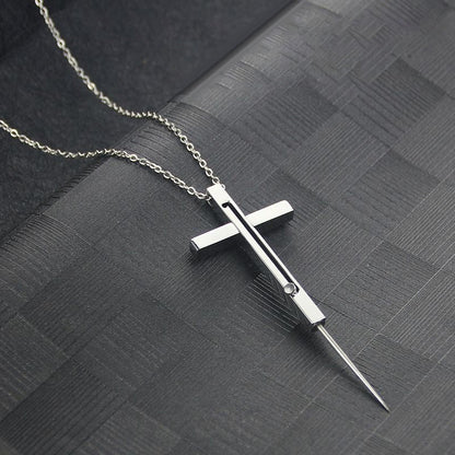 Self-Defense Cross Necklace for Women & Men