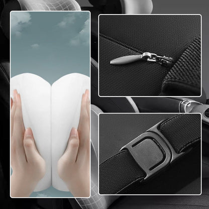 Memory Foam Headrest & Lumbar Support for Car Seat