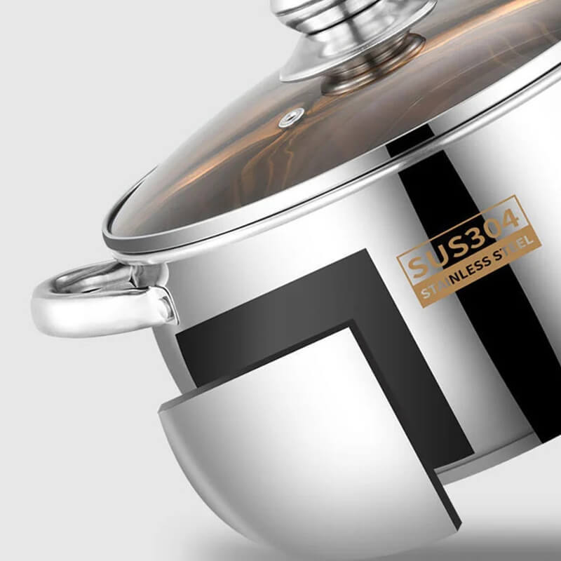 Stainless steel boiler pot