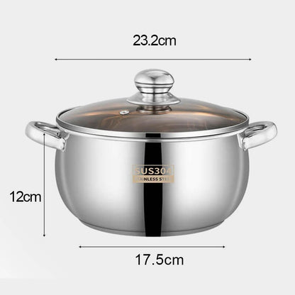 Stainless steel boiler pot