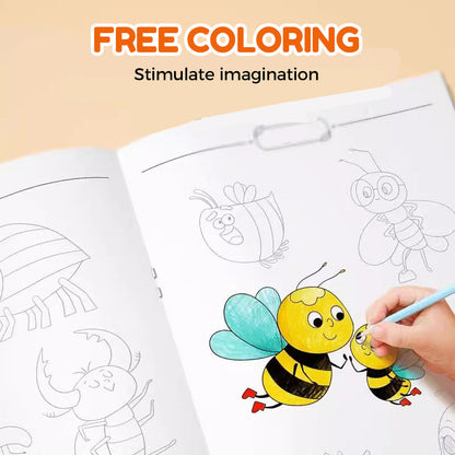 Children's Interesting Line Drawing Copy Sketchbook