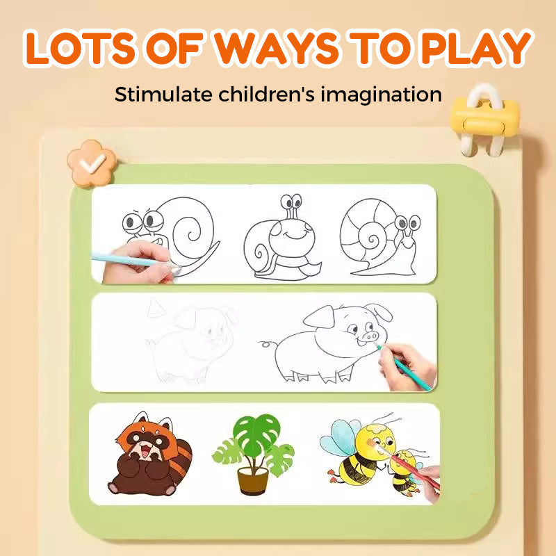 Children's Interesting Line Drawing Copy Sketchbook