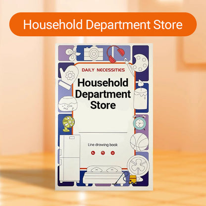 Children's Interesting Line Drawing Copy Sketchbook