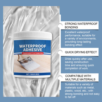 Versatile Quick-Drying Transparent Waterproof Adhesive