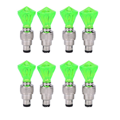 8Pcs Motorcycle Water Resistant Wheel Tire Light Lamp