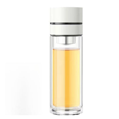 Double Wall Borosilicate Portable Tea Cup