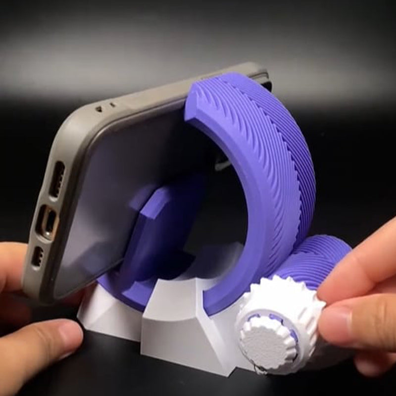 3D Printed Herringbone Gear Phone Stand