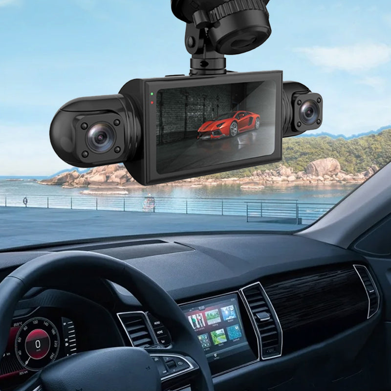 📢📢50% OFF !! ⏰1080p 4-Channel Dash Cam with G-Sensor