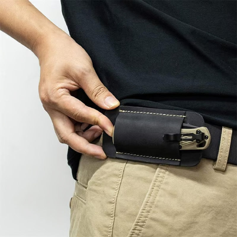 Wearable Belt Portable Folding Knife Holster