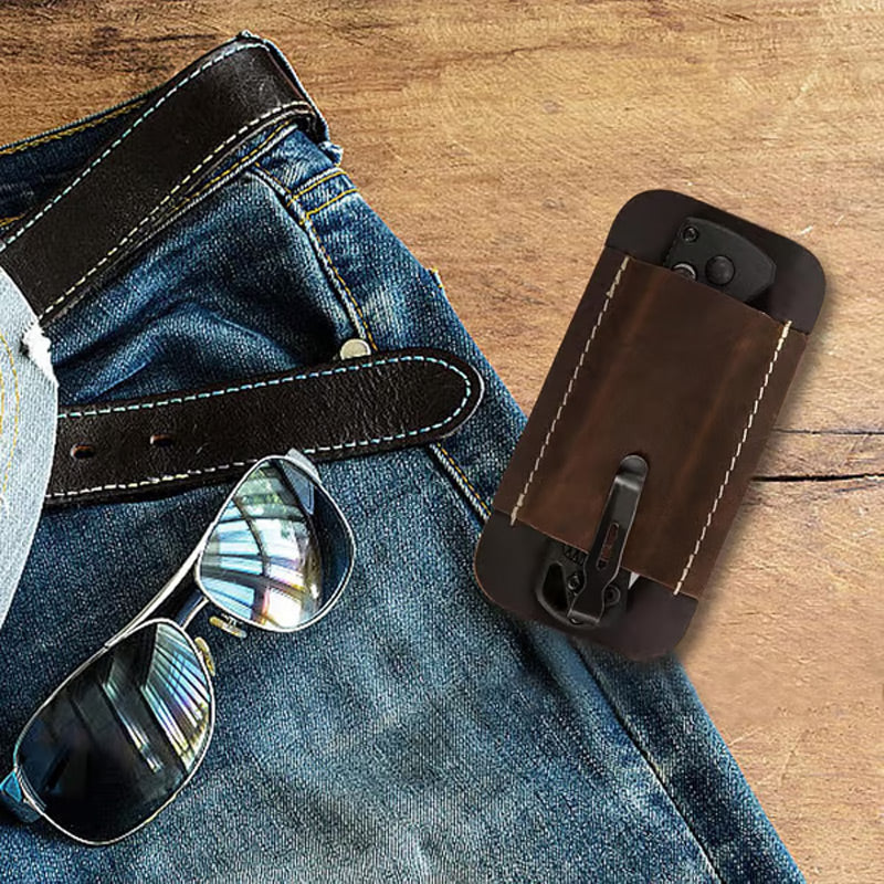 Wearable Belt Portable Folding Knife Holster