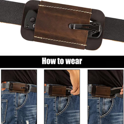 Wearable Belt Portable Folding Knife Holster