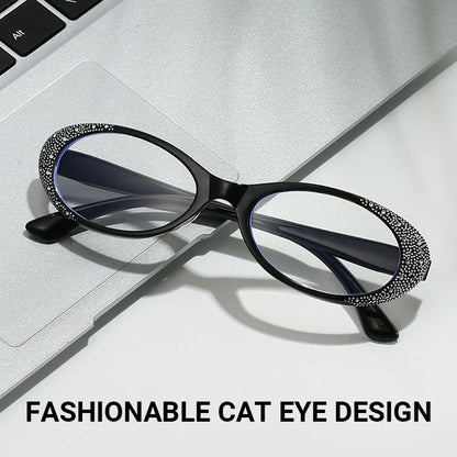 Cat Eye Reading Glasses with Blue Light Blocking