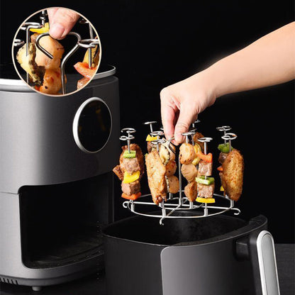 Stainless steel spit rack for 7.5 liter and 6.4 liter hot air fryers