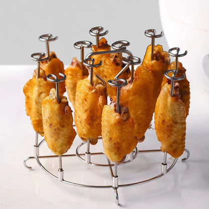 Stainless steel spit rack for 7.5 liter and 6.4 liter hot air fryers