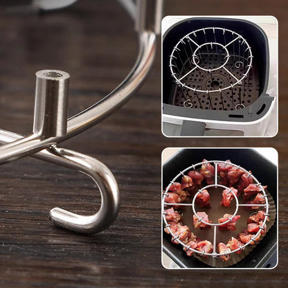 Stainless steel spit rack for 7.5 liter and 6.4 liter hot air fryers