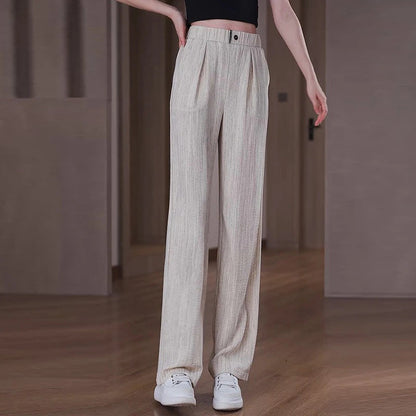 High-Waisted Comfortable Breathable Wide-Leg Pants