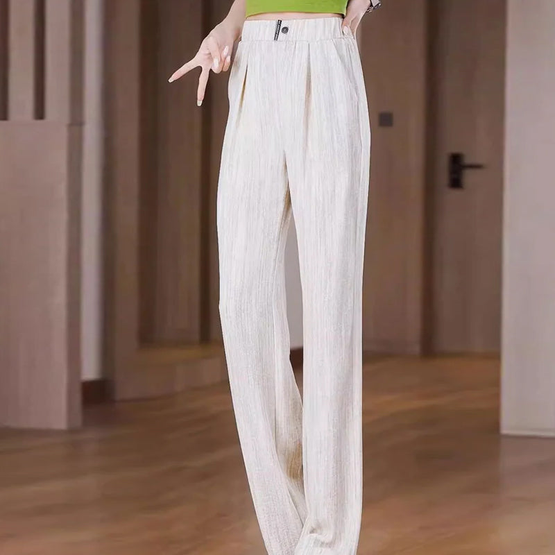 High-Waisted Comfortable Breathable Wide-Leg Pants