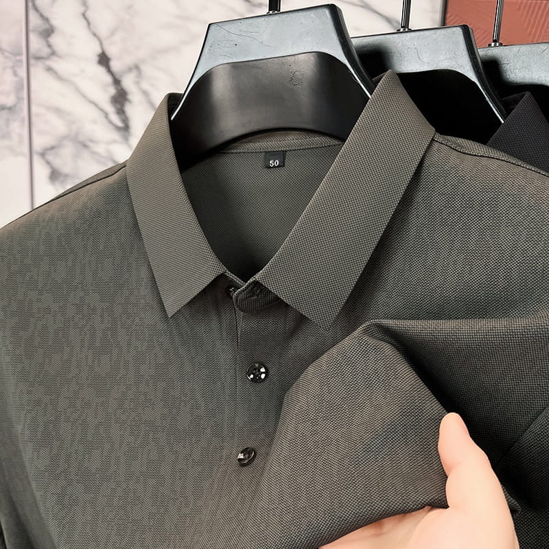 🌟High-end men's business shirt, wrinkle-resistant and non-iron👕