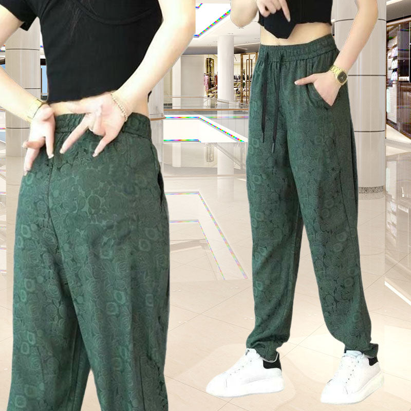 ✈️Free shipping when you buy 2✈️Ice Silk Boho Printed Drape Pants
