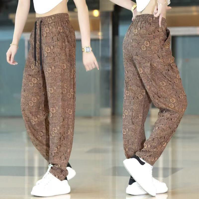 ✈️Free shipping when you buy 2✈️Ice Silk Boho Printed Drape Pants