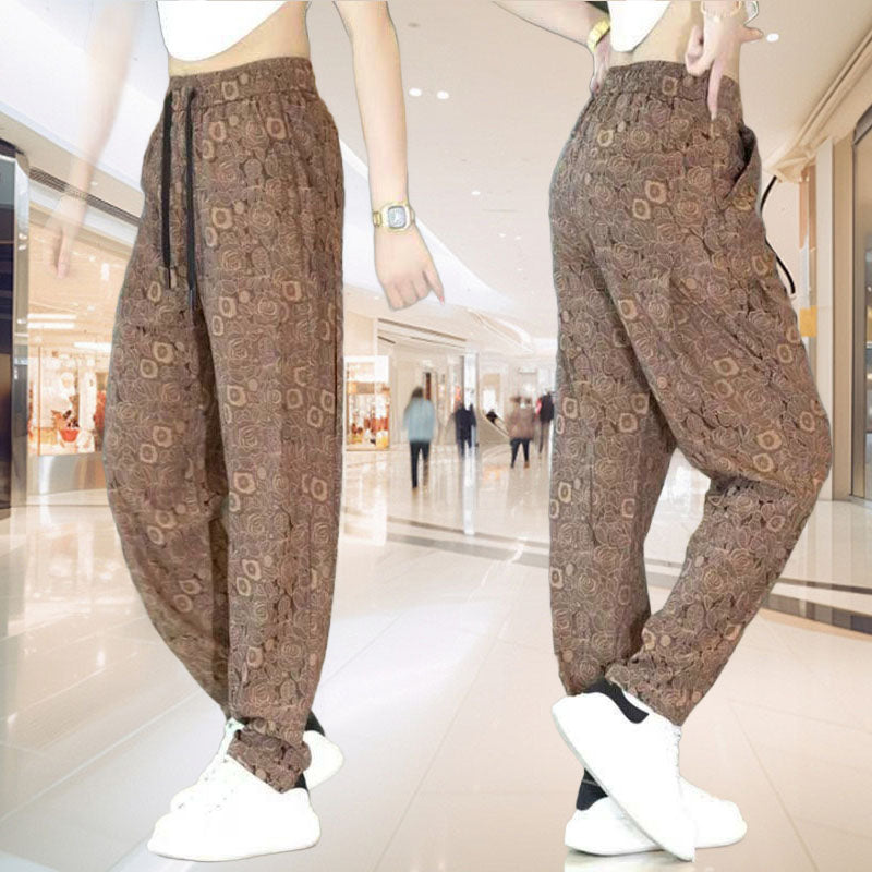 ✈️Free shipping when you buy 2✈️Ice Silk Boho Printed Drape Pants