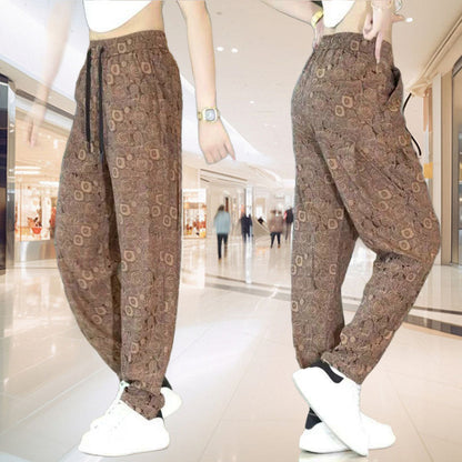 ✈️Free shipping when you buy 2✈️Ice Silk Boho Printed Drape Pants
