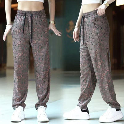 ✈️Free shipping when you buy 2✈️Ice Silk Boho Printed Drape Pants