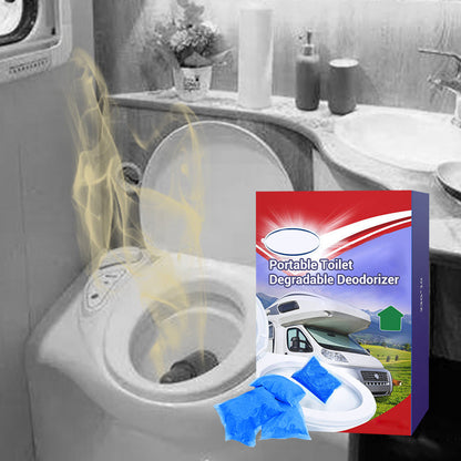 🌿🚾Biodegradable Portable Toilet Deodorizer🌬️ Effective Odor Elimination, Keep Restrooms Fresh!