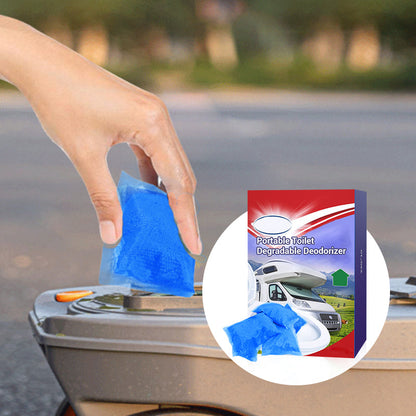 🌿🚾Biodegradable Portable Toilet Deodorizer🌬️ Effective Odor Elimination, Keep Restrooms Fresh!
