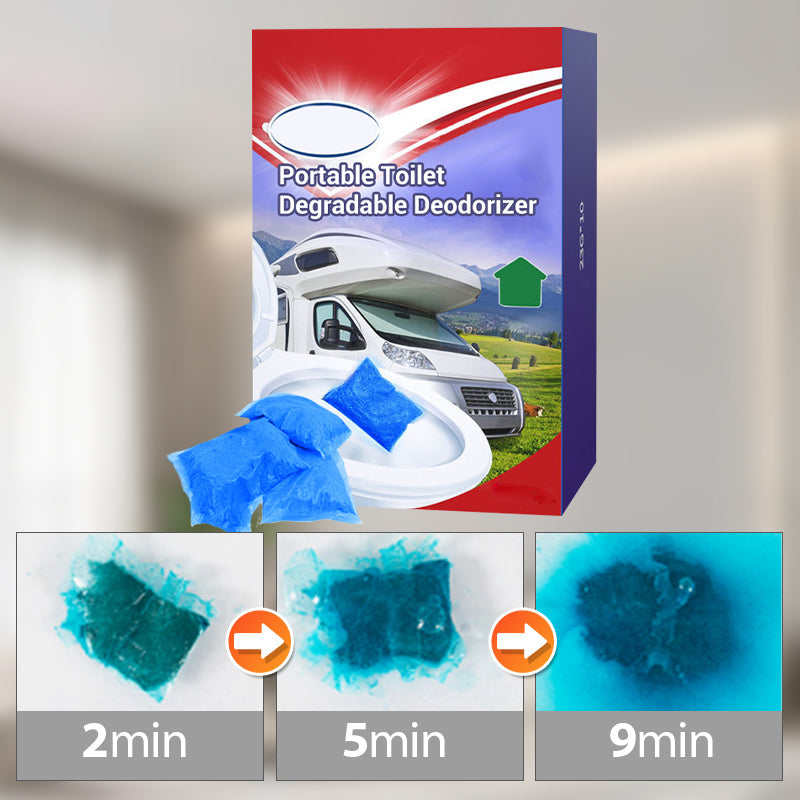 🌿🚾Biodegradable Portable Toilet Deodorizer🌬️ Effective Odor Elimination, Keep Restrooms Fresh!