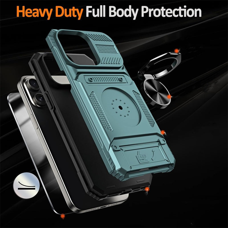 🥳2026 HOT SALE🥳💞50K+ SOLD! 📱💳 50% OFF! Magnetic Phone Case with Card Holder – built-in slot holds ID & bank cards, so you never leave home without them. No more rummaging through bags – cards stay with your phone, always! 🛡️✨