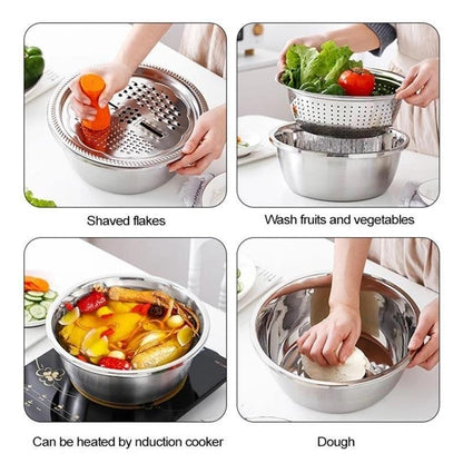 Multifunctional Stainless Steel Sink 🥒🥕🥔🍠