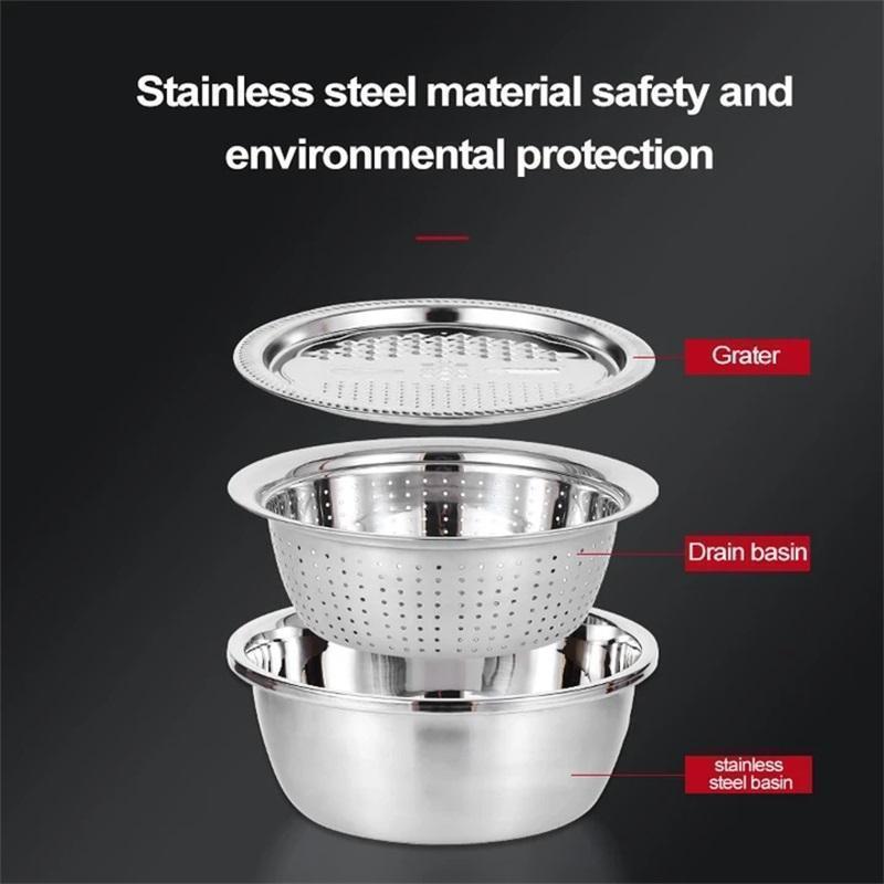 Multifunctional Stainless Steel Sink 🥒🥕🥔🍠