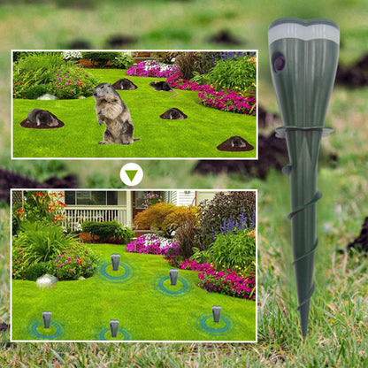 🐭50K+ SOLD!🌱57% OFF! 🚫Waterproof Solar Mole Deterrent