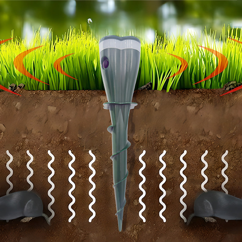 🐭50K+ SOLD!🌱57% OFF! 🚫Waterproof Solar Mole Deterrent